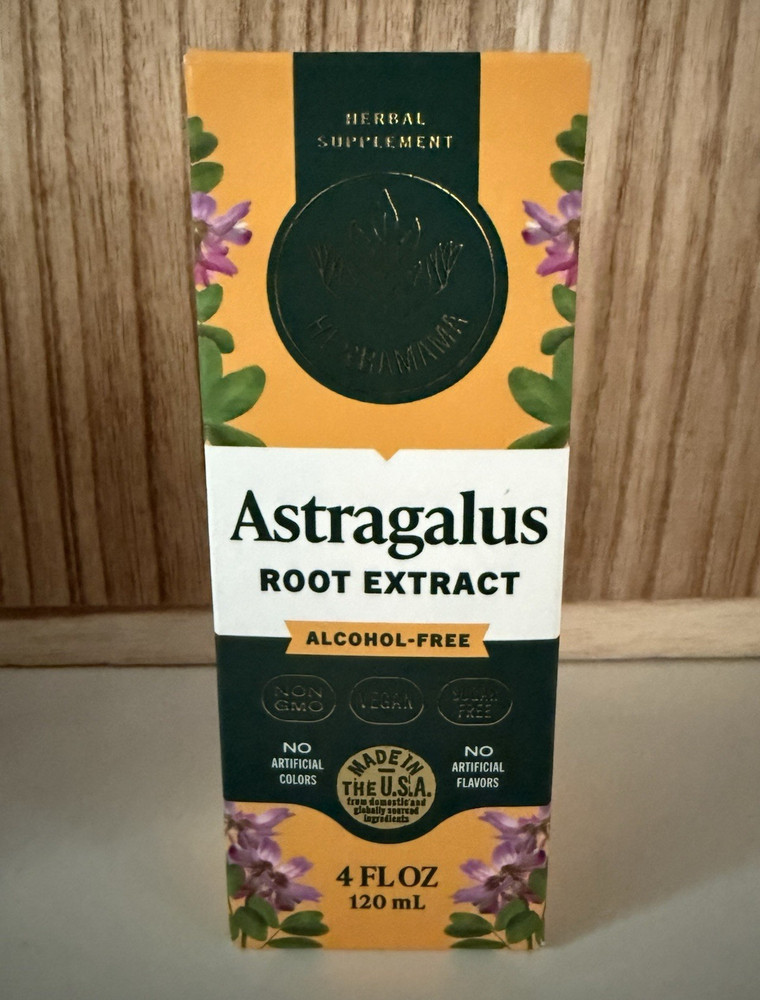 Herbamama Astragalus Root Extract Liquid Alcohol-Free Vegan 4 fl oz