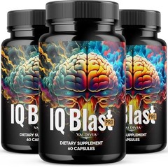 IQ Blast Pro Brain Supplement Memory Focus Clarity Nootropic 3 Pack 180 Capsules