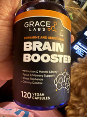 Grace Labs Brain Booster Mental Focus & Memory Support Vegan 120 Caps EXP 5/2027