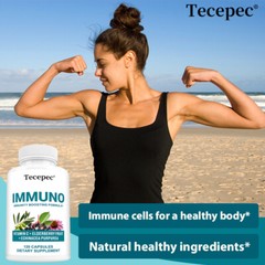 Immuno, Immune Support Supplement with Elderberry & Zinc, Vitamin C