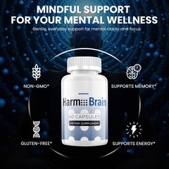 (2 Pack) Harm Brain Capsule – HarmBrain Pills Advanced Formula Health Brain