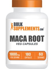 BulkSupplements Maca Root Extract 180 Capsules – Maca Supplement – 1800mg