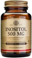 Solgar Inositol 500mg Vegetable Capsules 50