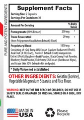 pomegranate extract – Pomegranate 40% Extract 250mg – weight loss antioxidant 3B