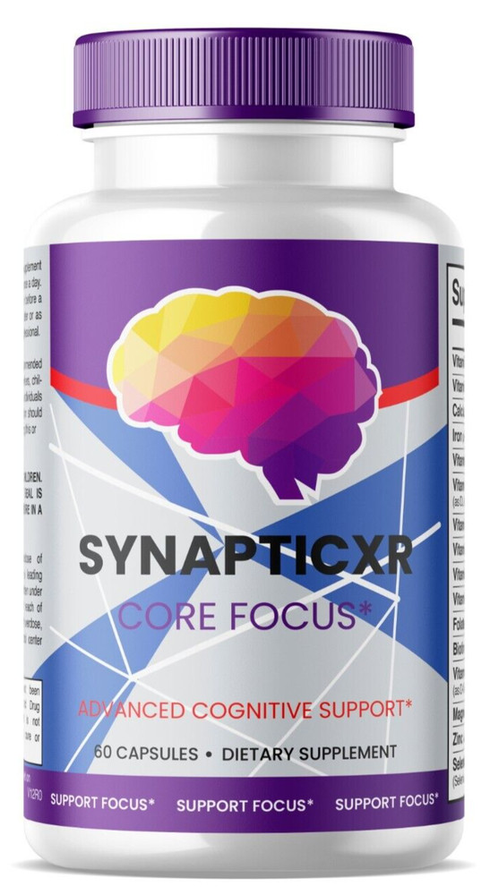 Synaptic XR Core Focus Pills to Boost Cognitive Performance & Focus 60ct