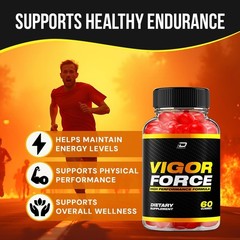(2 Pack) Vigor Force Gummies for Men – VigorForce Male Gummy All-Natural Reviews