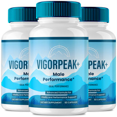 VigorPeak Capsules, Advanced Vigor Peak Natural Pills Maximum Strength (3 Pack)