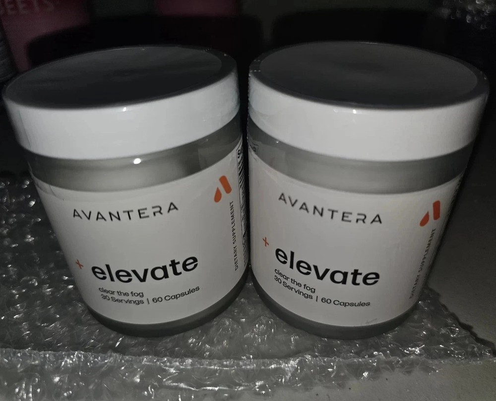 Avantera Elevate , Helps ADHD Clear the Fog Supplement, 60 Caps (Pack Of 2)