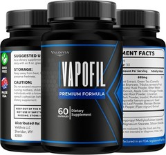 Vapofil Capsules Men Energy Vitality Wellness Supplement 3 Pack