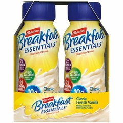 6 Nestle Carnation Breakfast Essentials Complete Nutritional Drink Vanilla 8 oz