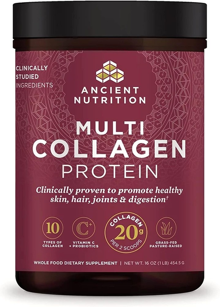 Dr. Axe / Ancient Nutrition, Multi Collagen Protein, 1 lb (454.5 g)