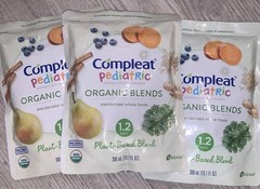 Compleat Pediatric Organic Blends Plant Base Blenderized Tube Feed – 1 Box of 33