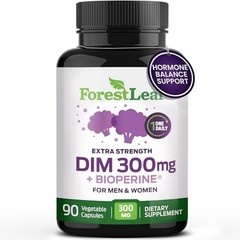 ForestLeaf DIM Supplement – 300mg DIM Estrogen Support for Women & Men