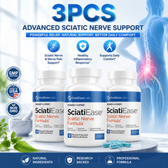 3 PACK SciatiEase Labs Sciati Ease Sciatic Nerve Formula 120 Capsules FAST SHIP+