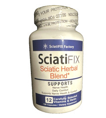 SciatiFiX – Sciatic Herbal Blend for Nerve Health 120 Caps. *EXP 06/2027*