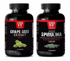 Immune support vitamins – GRAPE SEED EXTARCT – SPIRULINA COMBO – spirulina extra