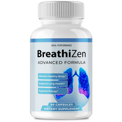 BreathiZen Capsules, Official Breathi Zen Supplement Pills (1 Pack)