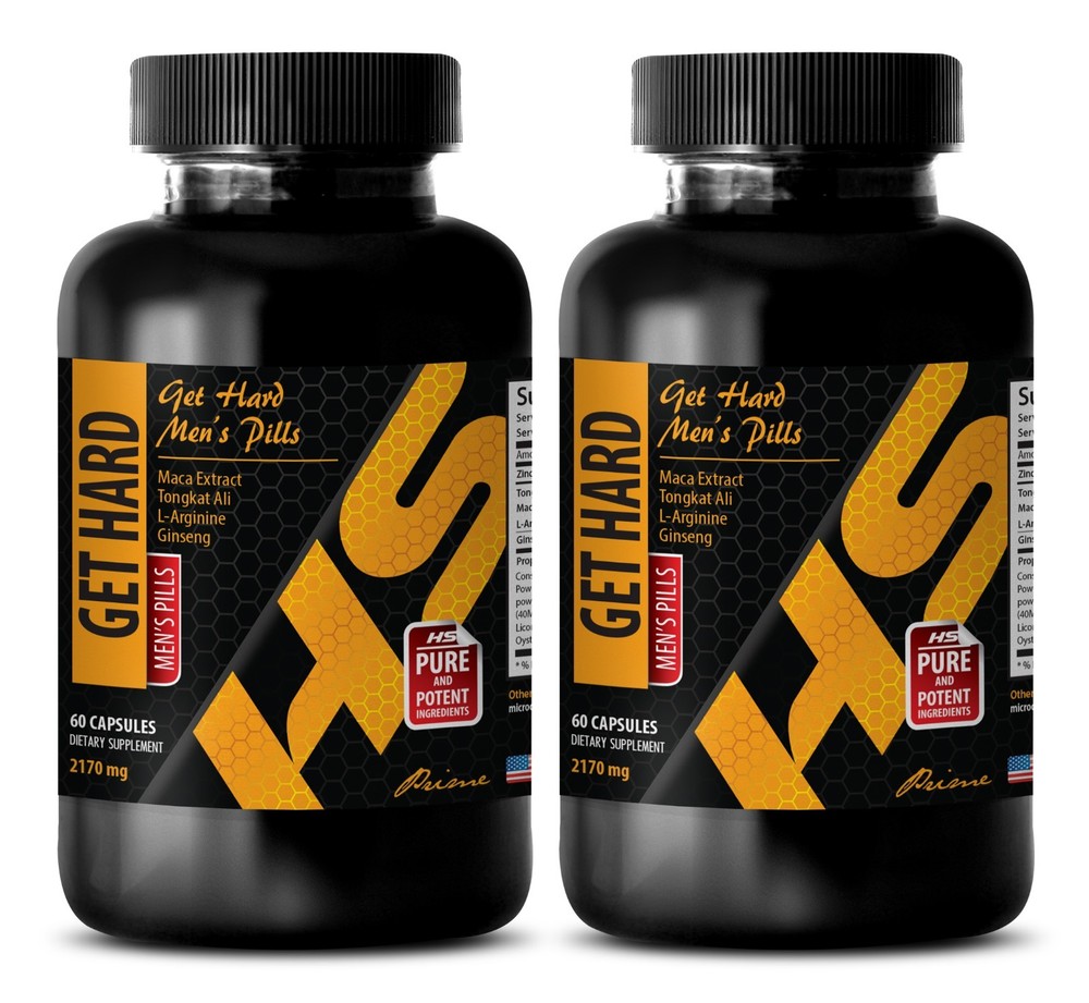Maca Root with Tribulus – GET HARD FOR MEN – Natural Daily Wellness Formula 2Bot