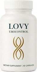 Lovy Urocontrol Capsules Bladder Support Supplement 60ct Non-GMO Vegan