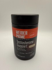 Weider Prime Testosteron Support with Ashwagandha/Vit D 60 Caps – Brand New
