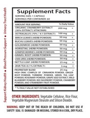 urinary aid – KIDNEY SUPPORT Complex – cranberry extract capsules – 2 Bottles