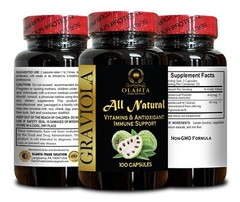 Graviola for immune support – Graviola Extract Capsules – Pure antioxidant – 1B