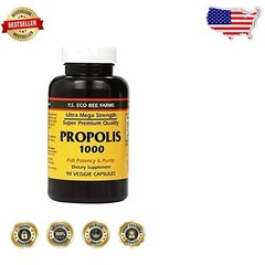 Propolis Capsules 1000mg 360 Count Pack 4 Adult Supplements