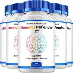 (5 Pack) Memory Defender Supplement Capsules – MemoryDefender Natural Blend