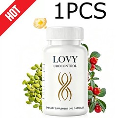 5X Lovy Urocontrol Capsules, Bladder Health Supplement, Maximum Strength Formula