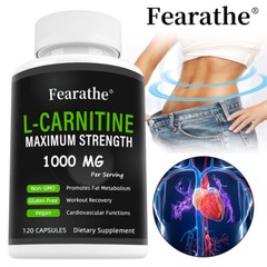 L-Carnitine 1000mg Maximum Strength Capsules – Non-GMO and Gluten Free