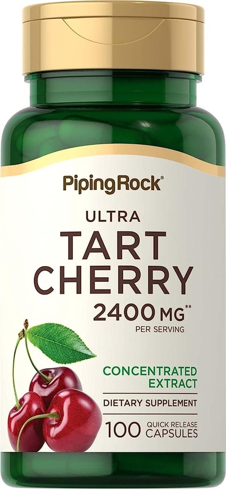 Tart Cherry 2400 Mg Concentrated Extract Antioxidant Joint Health, 120 Capsules