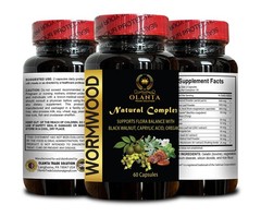 Wormwood Black Walnut Herbal Complex with Protease, Cellulase Digestive support