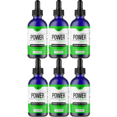 Power Drops Male Performance Supplement, Stamina Boost Liquid- 6 Pack Official