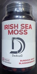 Dedicad Irish Sea Moss With Burdock Root & Bladderwrack 240 Capsules 2400mg