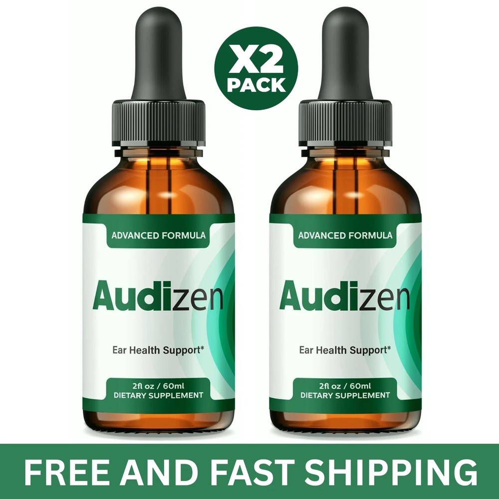 (2 Pack) Audizen Drops – Advanced Ear Health and Hearing Support Formula – US