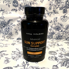 Vital Vitamins Advanced Sun Support Complex 60 Caps Exp 03/2029
