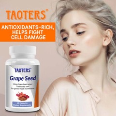 Grape seed extract Capsules 100 mg | 95% polyphenol antioxidant 60 Capsules