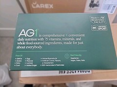 AG1 Comprehensive Convenient Daily Nutrition 30 – 12g Packets Athletic Greens