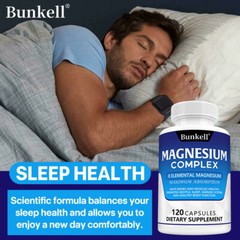 Magnesium Complex 1000mg, 8 Elemental Magnesium, Gluten Free- Non-GMO