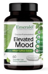 Emerald Labs Elevated Mood With Affron Saffron Extract Stress Management 60 Caps
