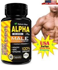 AlphaPlus- Advanced Male Capsules ,Enhancement Stamina Performance for Men 60ct