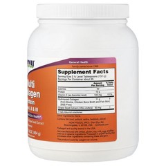 Multi Collagen Protein, Type I, II & III, Unflavored, 16 oz (454 g)