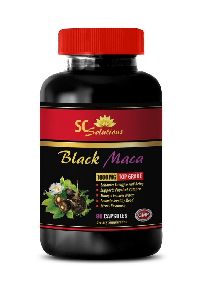 muscle builder supplements for men – BLACK MACA – energy boost for men 1 BOTTLE
