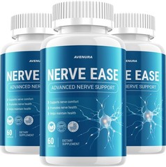 (3 Pack) Nerve Ease Capsules – NerveEase Pills Natural Ingredients Nootropic