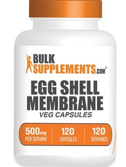 BulkSupplements Egg Shell Membrane Collagen 120 Capsules – 500mg Per Serving