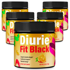 Diurie Fit Powder, Official Advanced Formula Supplement Maximum Strength 5 Pack