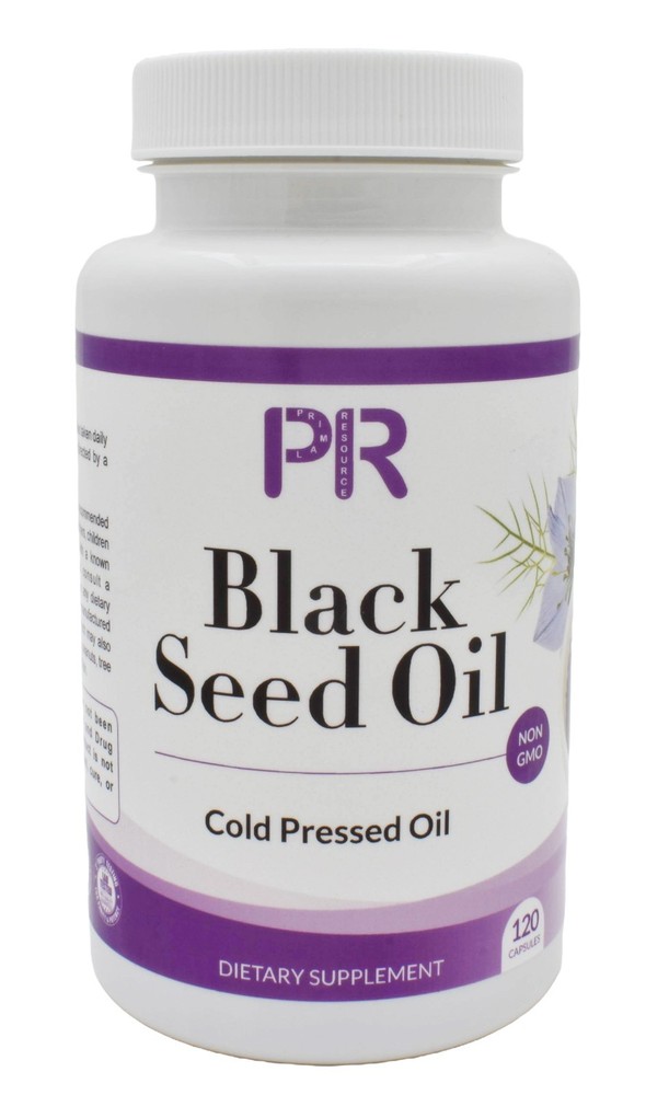 Black Seed Oil Cold Pressed –1000mg /serving cardivascular Non-GMO, 120capsules