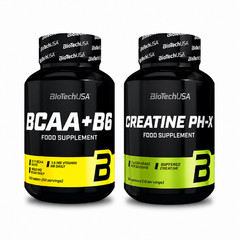 BCAA + VIT B6 + CREATINE PH-X – More energy Regeneration Muscle growth Recovery