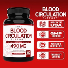 Blood Circulation Supplements (150 Count) Leg Circulation with Diosmin – Blood F