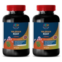 muscle relaxer pills – Valerian Root Extract – valerian root capsules -2 Bottles